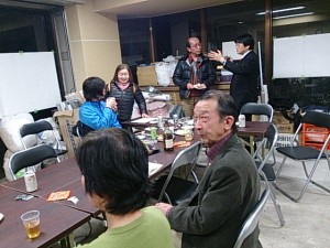 だいぶ帰った後ですが…懇親会の様子