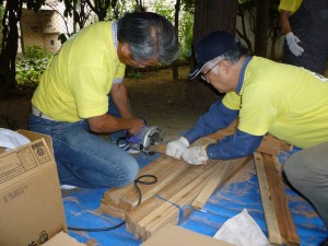 ２人がかりです！