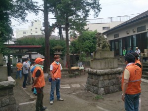 氷川神社の境内